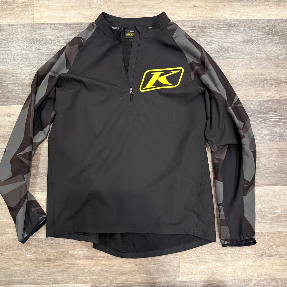 Klim Black and Gray Pullover